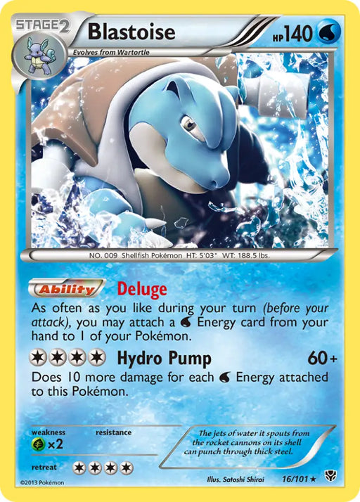 Blastoise (16/101) [Black & White: Plasma Blast] - Pokemon Single