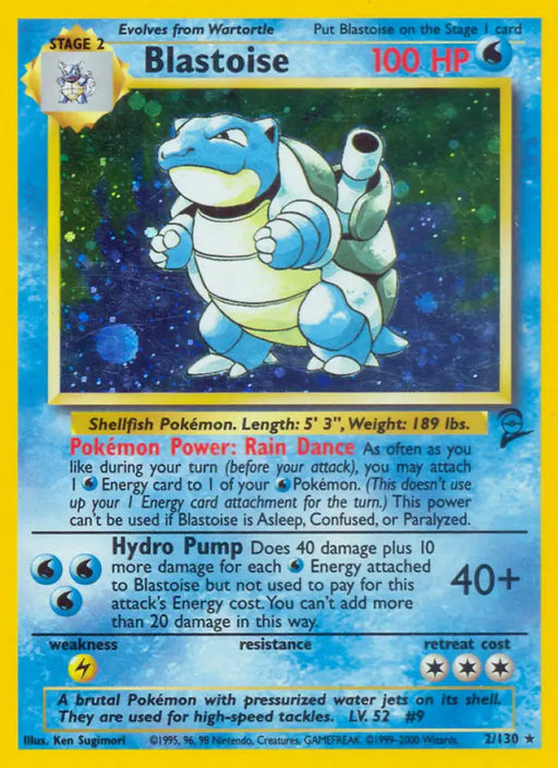 Blastoise (2/130) [Base Set 2] - Pokemon Single