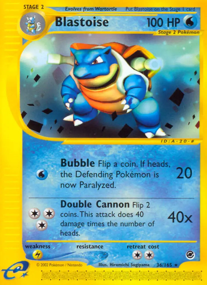 Blastoise (36/165) [Expedition: Base Set] - Pokemon Single