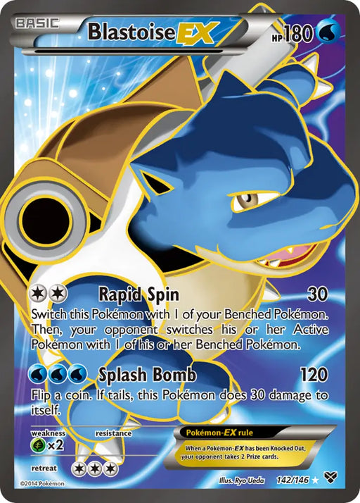 Blastoise EX (142/146) [XY: Base Set] - Pokemon Single