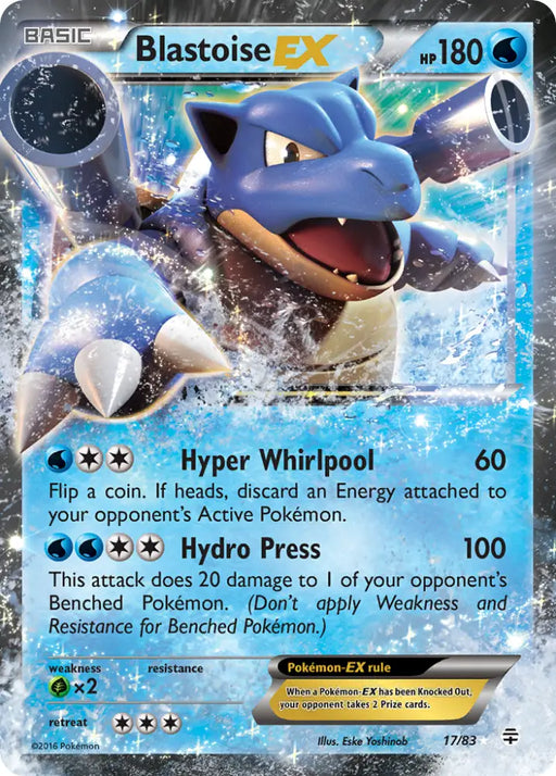 Blastoise EX (17/83) [XY: Generations] - Pokemon Single