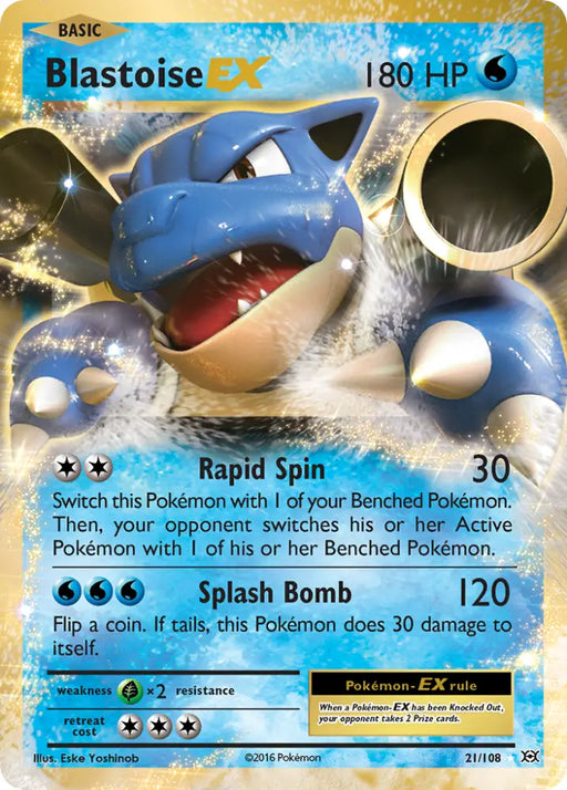 Blastoise EX (21/108) [XY: Evolutions] - Pokemon Single