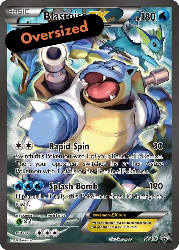 Blastoise EX (XY122) (Jumbo Card) [XY: Black Star Promos] - Pokemon Single