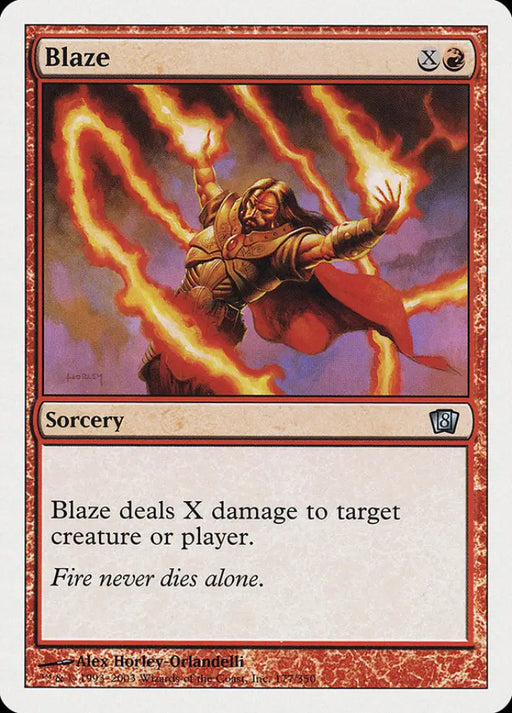 Blaze (177) [Eighth Edition] - MTG Single