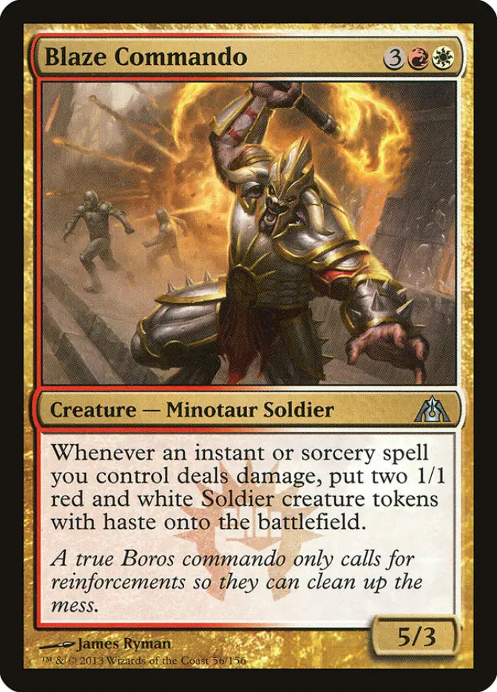 Blaze Commando [Dragon’s Maze] - MTG Single