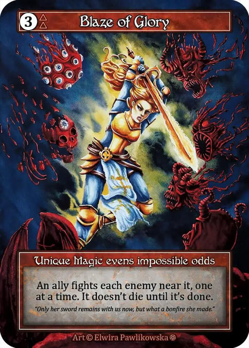 Blaze of Glory (Foil) [Gothic]
