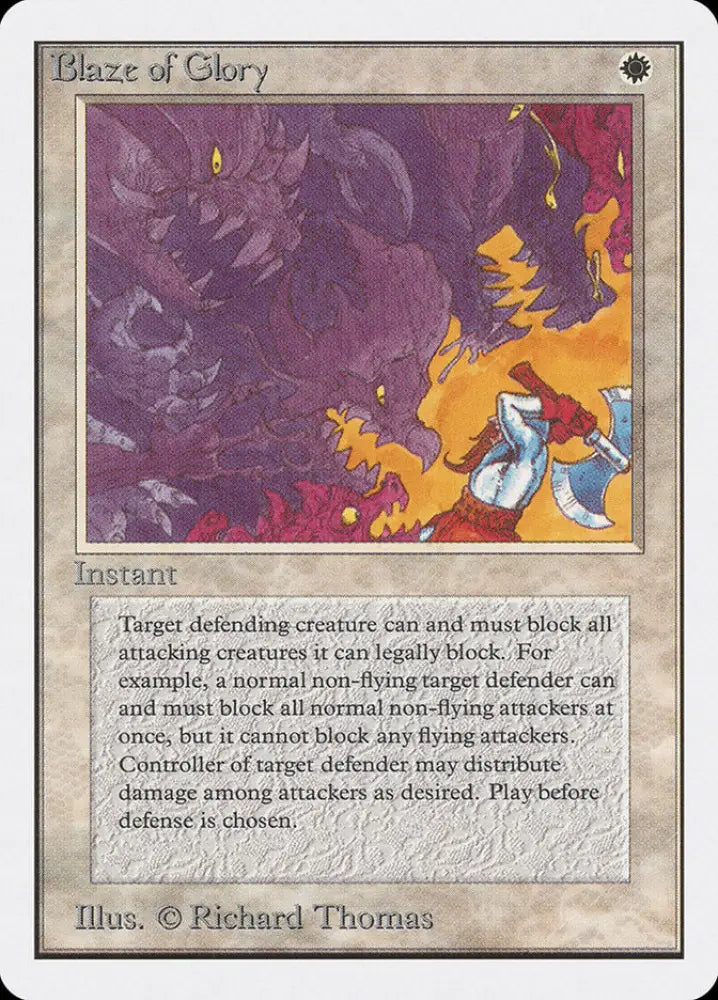 Blaze of Glory [Unlimited Edition] - MTG Single