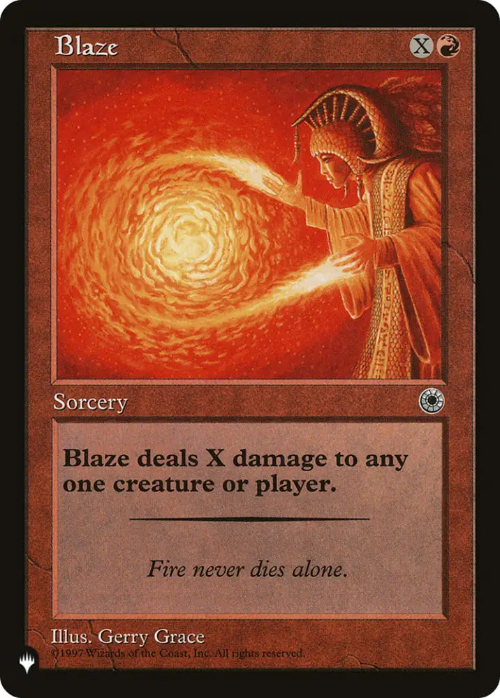 Blaze [The List] - MTG Single