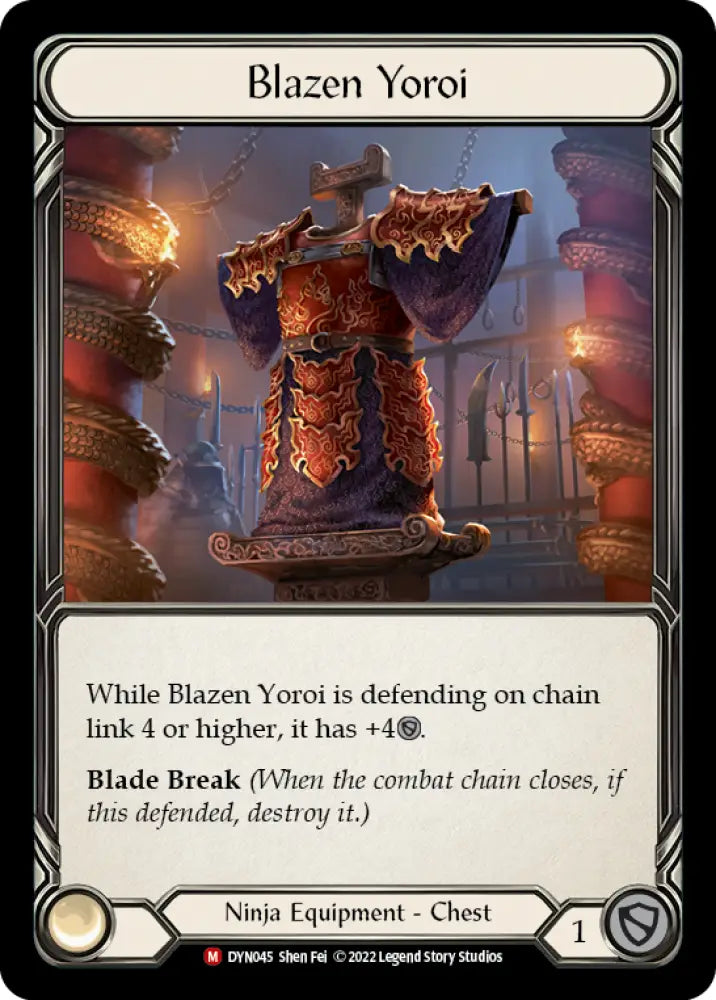Blazen Yoroi [Dynasty] - Flesh And Blood Single