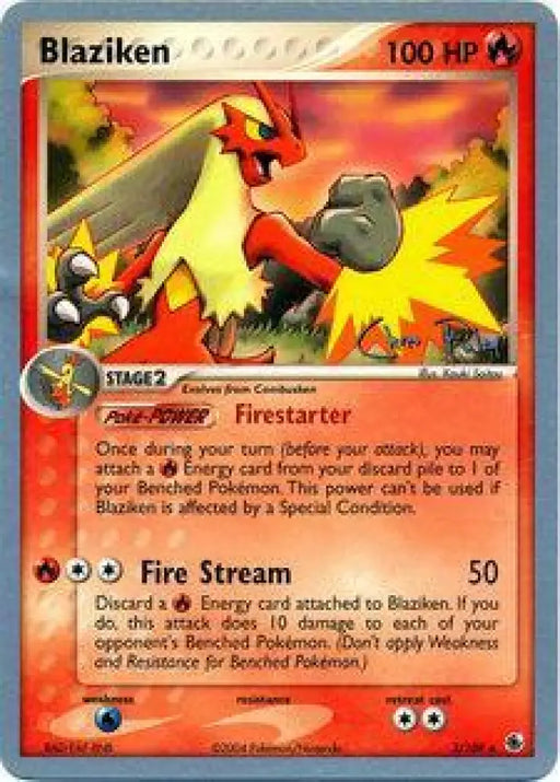 Blaziken (3/109) (Blaziken Tech - Chris Fulop) [World Championships 2004] - Pokemon Single