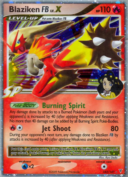 Blaziken FB LV.X (142/147) [Platinum: Supreme Victors] - Pokemon Single