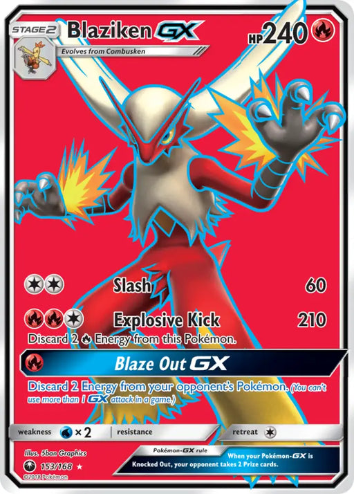Blaziken GX (153/168) [Sun & Moon: Celestial Storm] - Pokemon Single