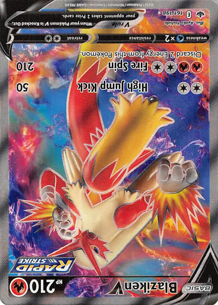 Blaziken V (161/198) [Sword & Shield: Chilling Reign] - Pokemon Single