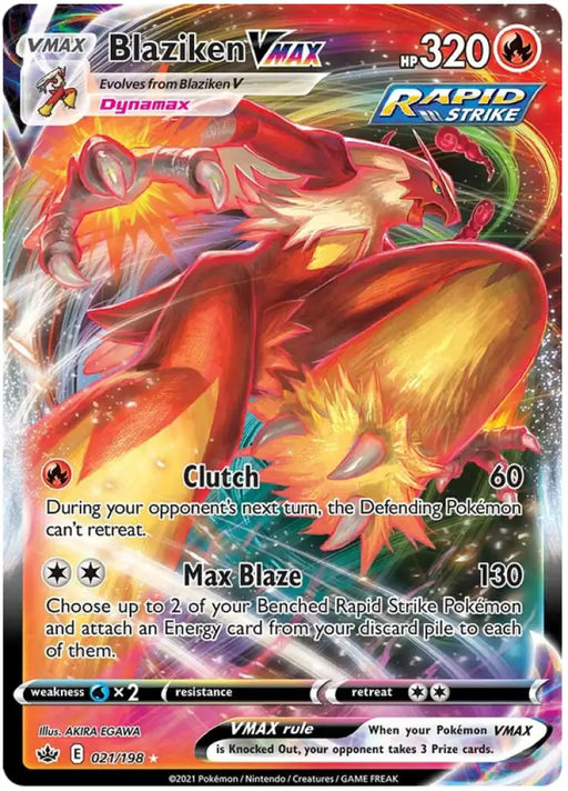 Blaziken VMAX (021/198) [Sword & Shield: Chilling Reign] - Pokemon Single