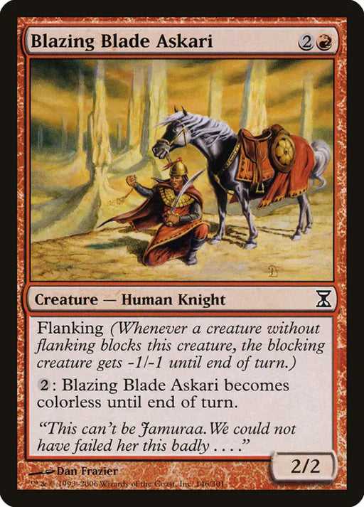 Blazing Blade Askari [Time Spiral] - MTG Single