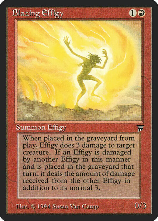 Blazing Effigy [Legends] - MTG Single