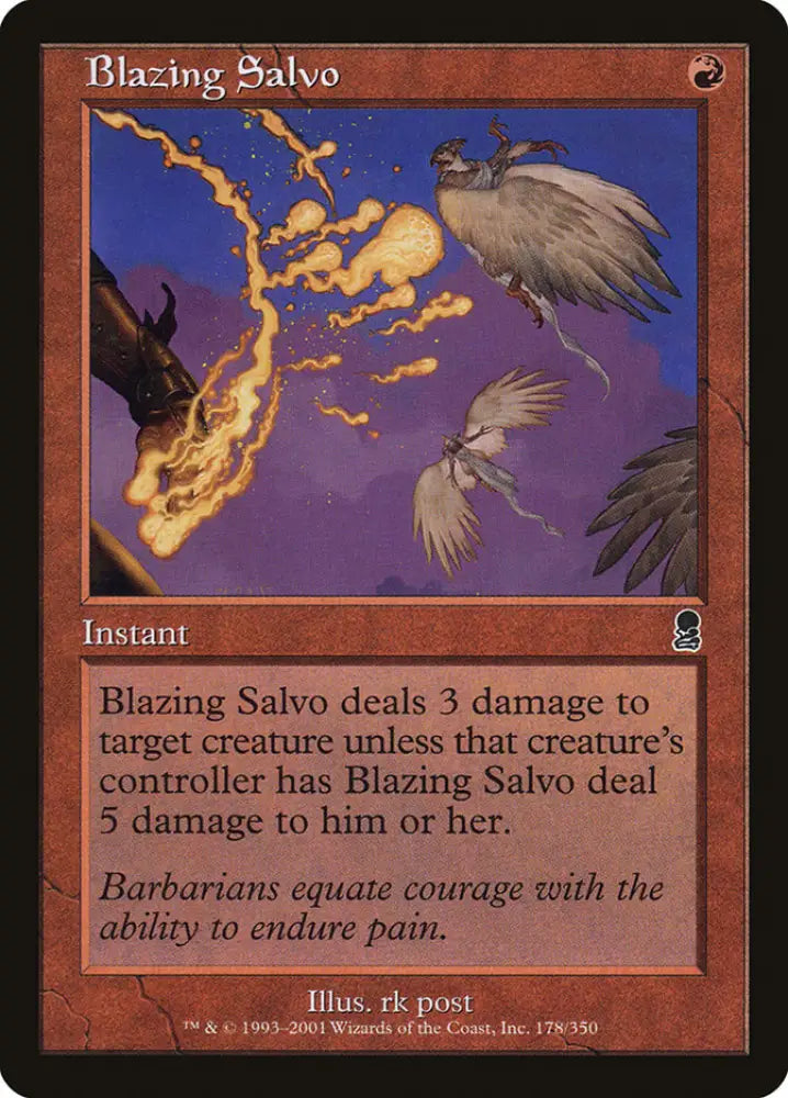 Blazing Salvo [Odyssey] - MTG Single