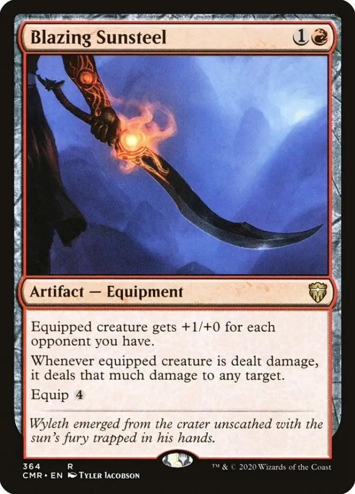 Blazing Sunsteel [Commander Legends] - MTG Single