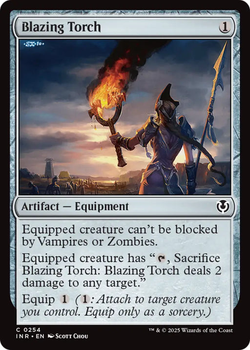 Blazing Torch [Innistrad Remastered] - MTG Single