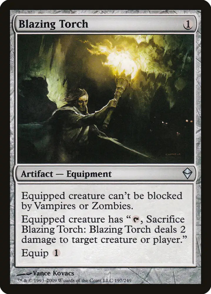 Blazing Torch [Zendikar] - MTG Single