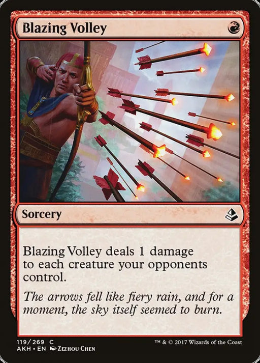 Blazing Volley [Amonkhet] - MTG Single