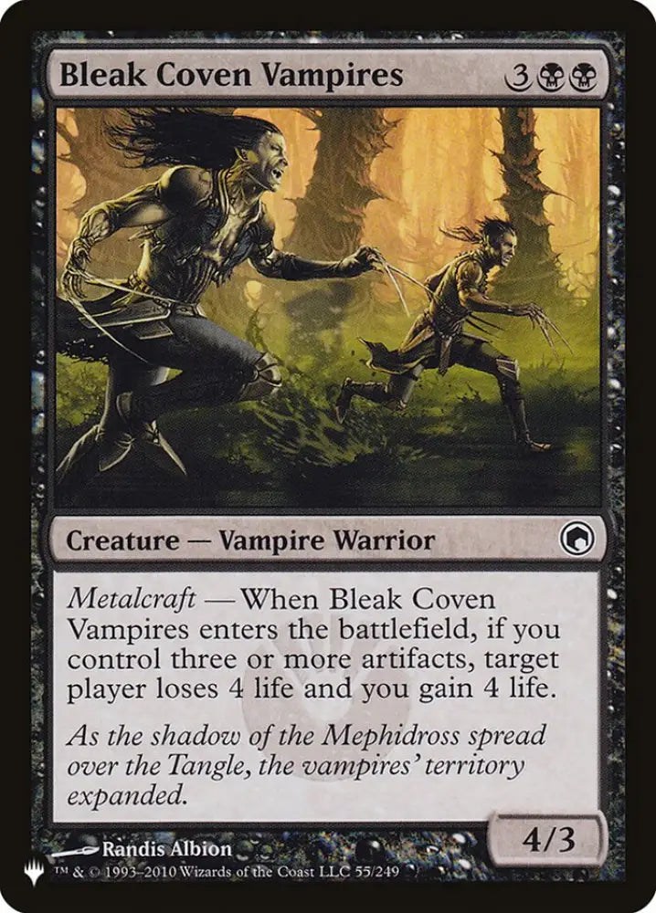 Bleak Coven Vampires [The List] - MTG Single