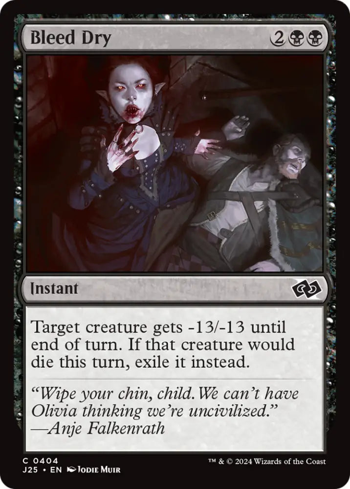 Bleed Dry [Foundations Jumpstart] - MTG Single