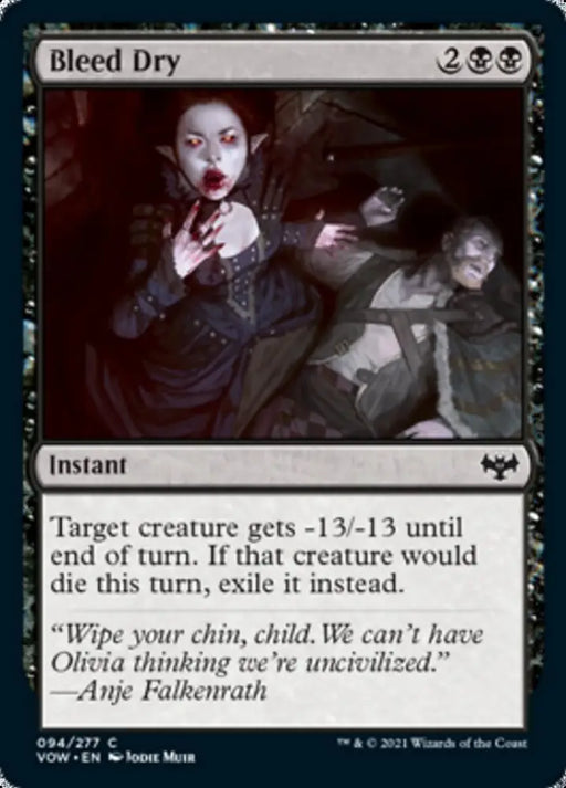 Bleed Dry [Innistrad: Crimson Vow] - MTG Single