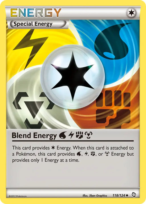Blend Energy WaterLightningFightingMetal (118/124) [Black & White: Dragons Exalted] - Pokemon Single