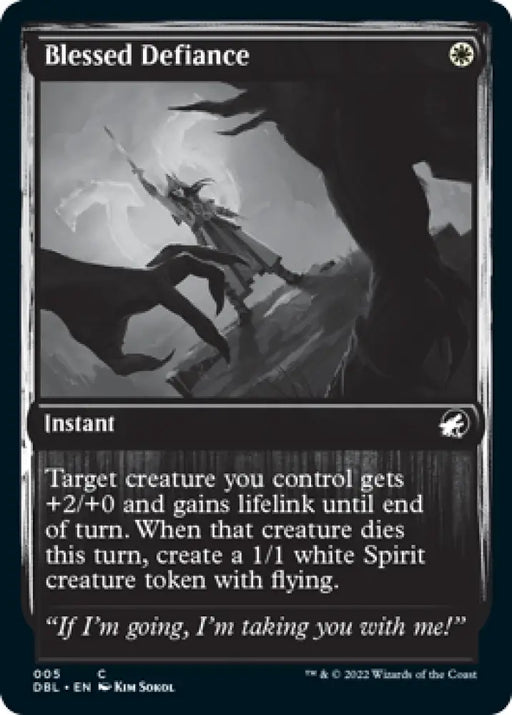 Blessed Defiance [Innistrad: Double Feature] - MTG Single