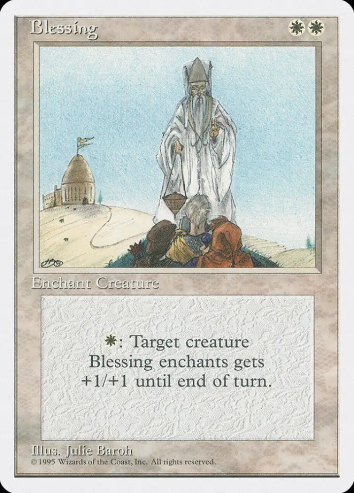 Blessing [Fourth Edition] - MTG Single