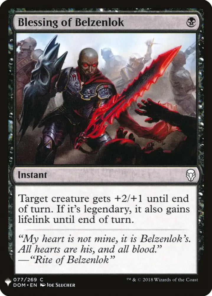 Blessing of Belzenlok [Mystery Booster] - MTG Single