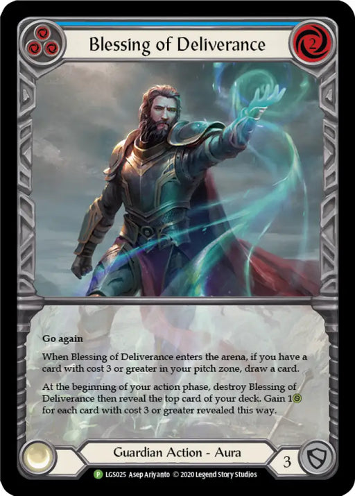 Blessing of Deliverance (Blue) [LGS025] (Promo) - Flesh And Blood Single