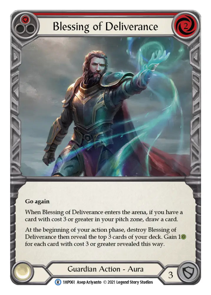 Blessing of Deliverance (Red) [1HP061] (History Pack 1) - Flesh And Blood Single