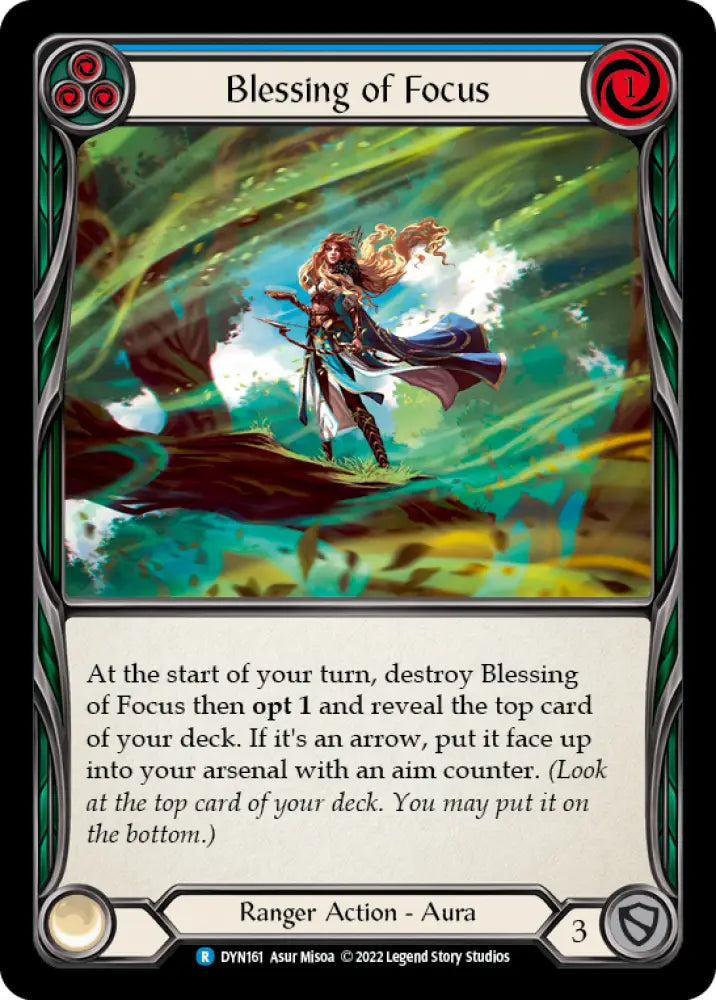 Blessing of Focus (Blue) [Dynasty] - Flesh And Blood Single