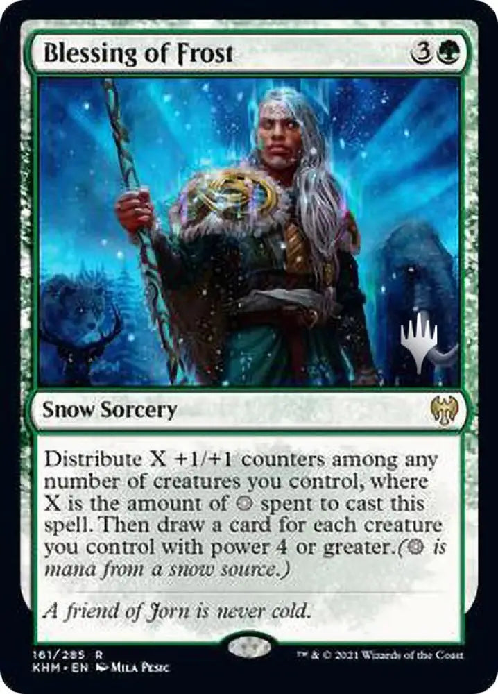 Blessing of Frost (Promo Pack) [Kaldheim Promos] - MTG Single