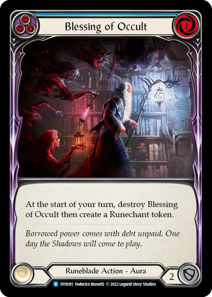 Blessing of Occult (Blue) [Dynasty] - Flesh And Blood Single