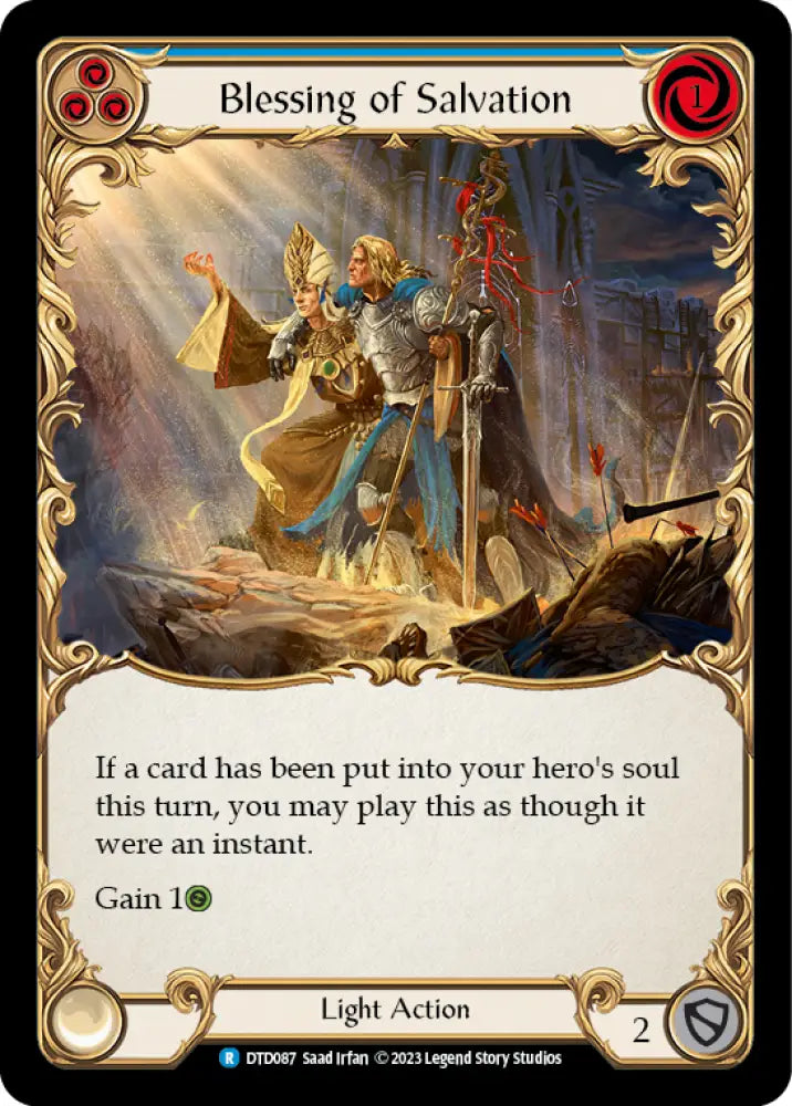 Blessing of Salvation (Blue) [Dusk Till Dawn] - Flesh And Blood Single