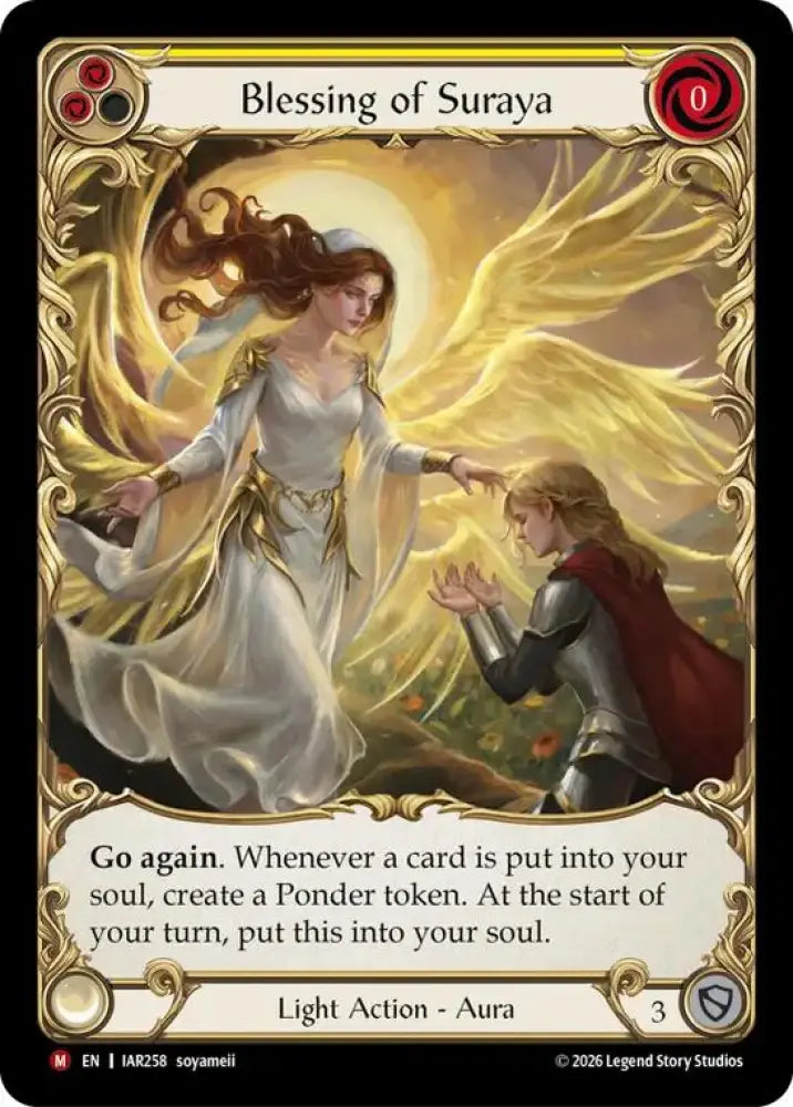 Blessing of Suraya (Extended Art) (IAR258) [Usurp the Shadow Throne]
