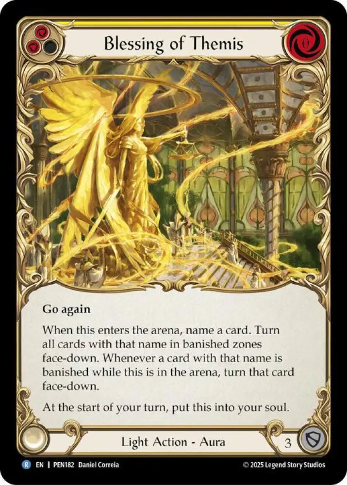 Blessing Of Themis (Yellow) (PEN182) [Compendium of Rathe]