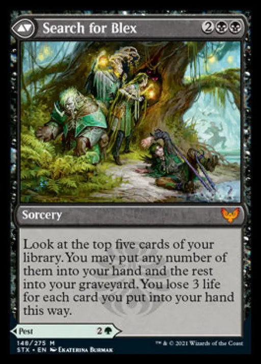 Blex Vexing Pest // Search for Blex [Strixhaven: School of Mages] - MTG Single