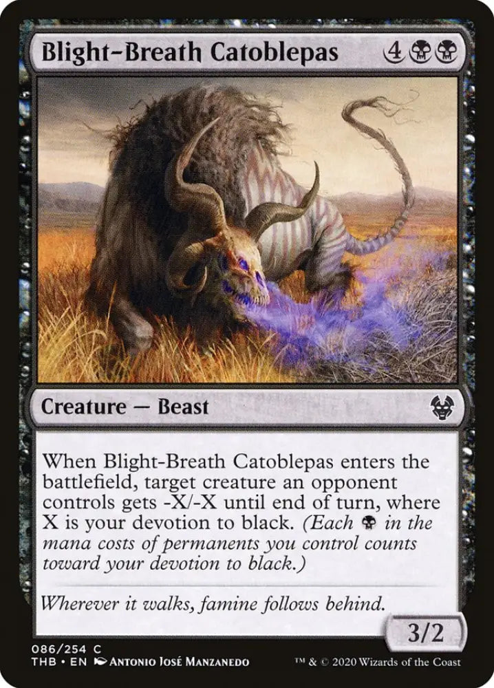 Blight-Breath Catoblepas [Theros Beyond Death] - MTG Single