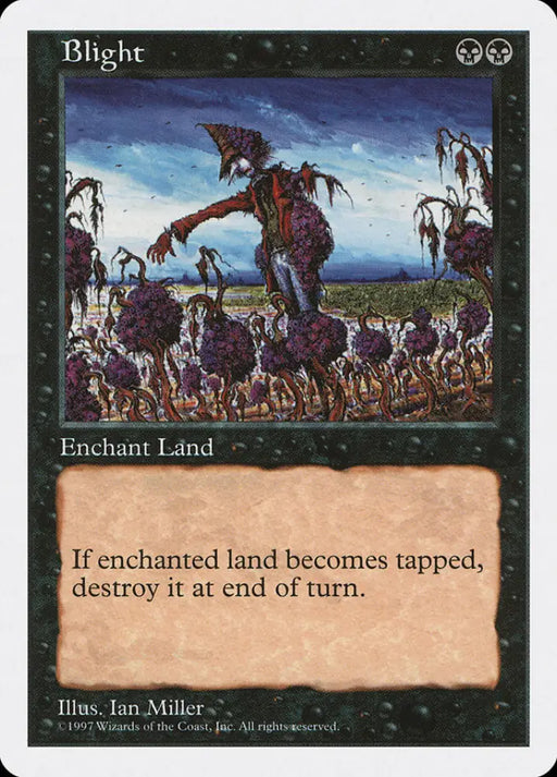 Blight [Fifth Edition] - MTG Single