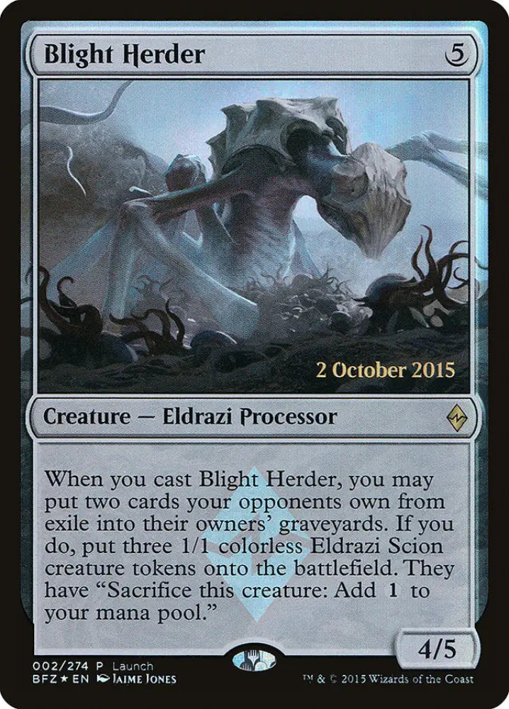 Blight Herder (Launch) [Battle for Zendikar Promos] - MTG Single