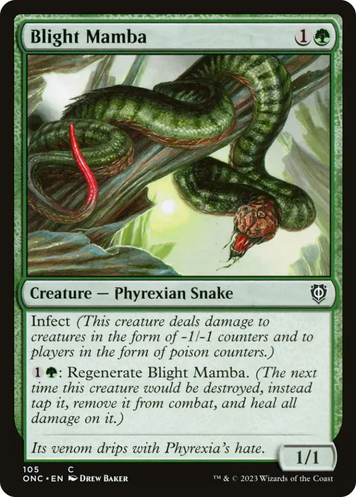 Blight Mamba [Phyrexia: All Will Be One Commander] - MTG Single