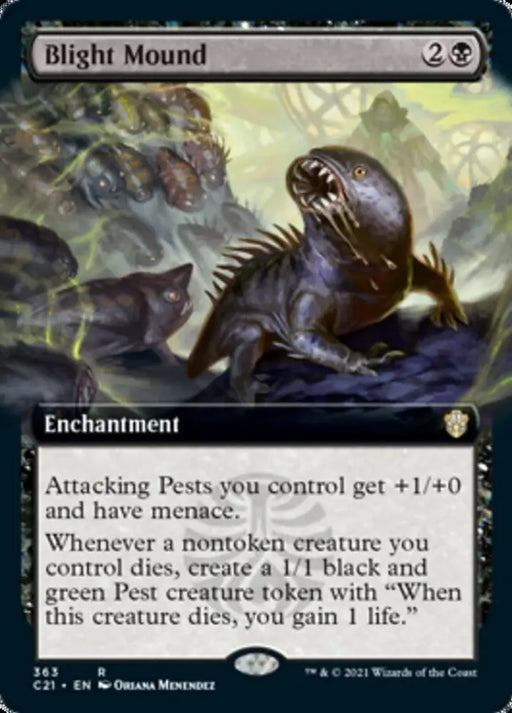 Blight Mound (Extended Art) [Commander 2021] - MTG Single