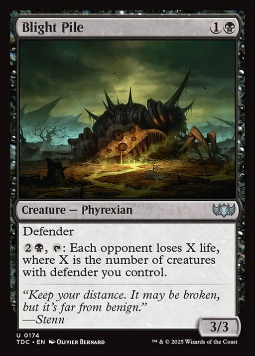 Blight Pile (174) [Tarkir: Dragonstorm Commander]