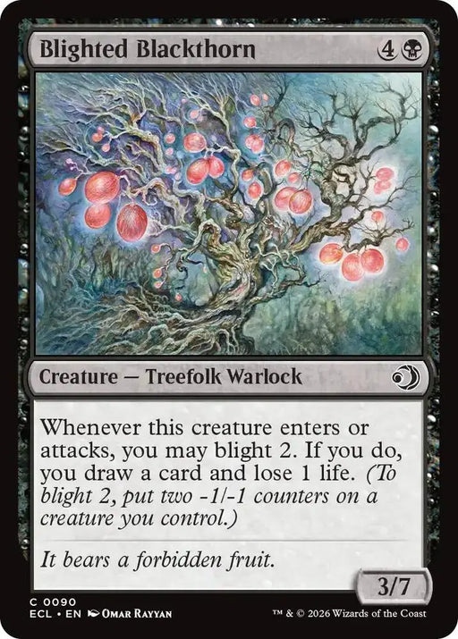 Blighted Blackthorn (90) [Lorwyn Eclipsed]