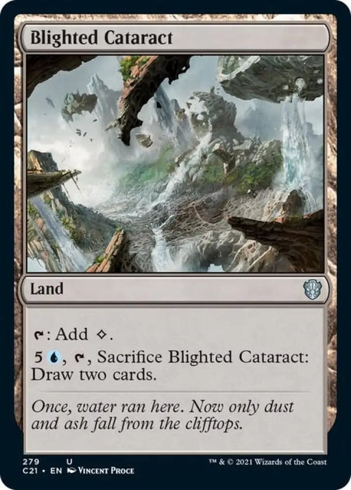 Blighted Cataract [Commander 2021] - MTG Single