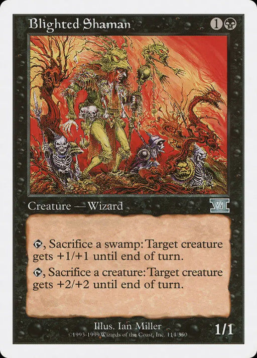 Blighted Shaman [Classic Sixth Edition] - MTG Single